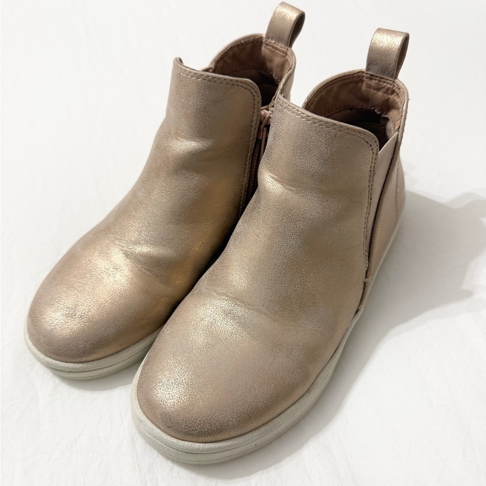 Metallic Ankle Boots